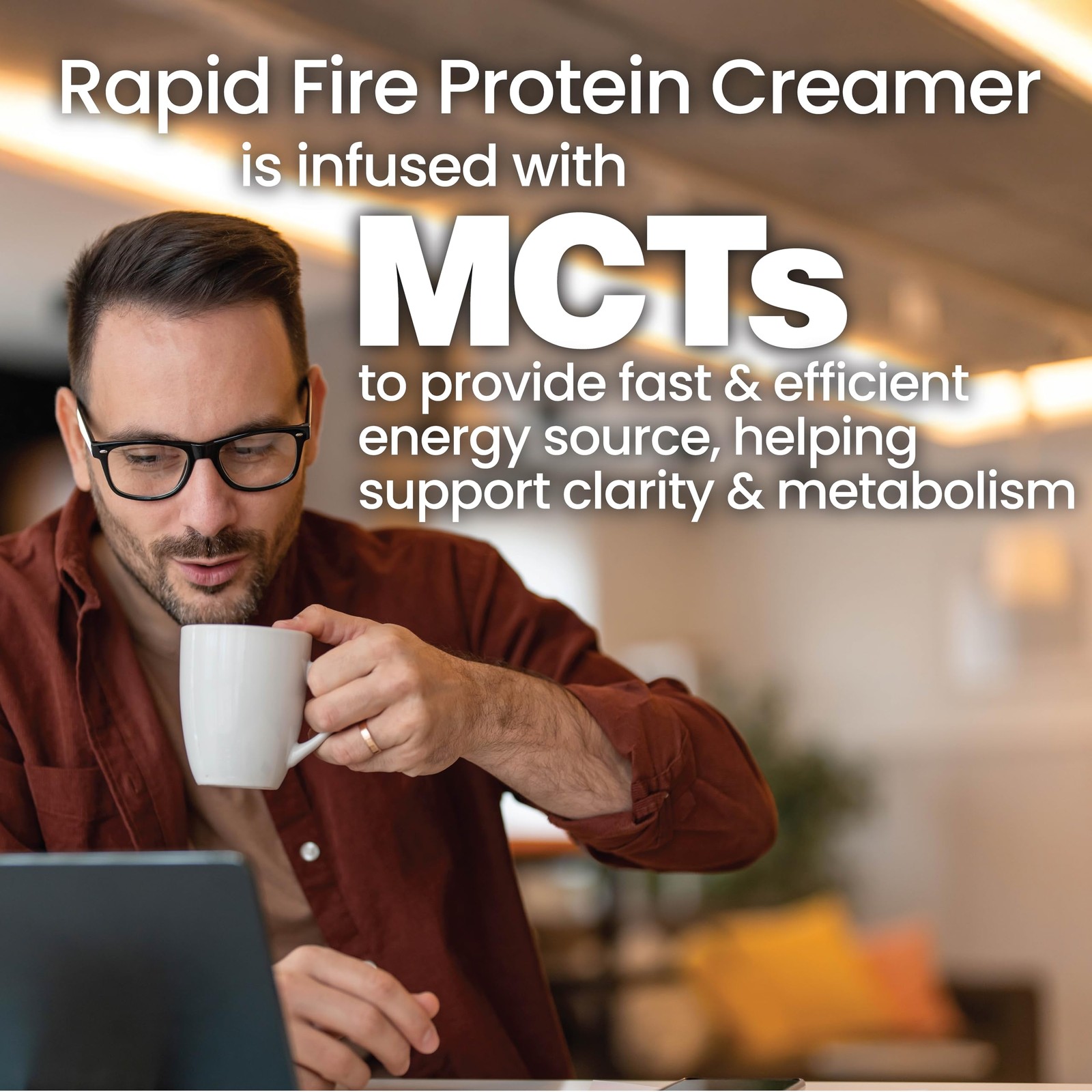 Protein Creamer, Hazelnut Flavor, Keto 7.94 Ounce (Pack of 1), Multi