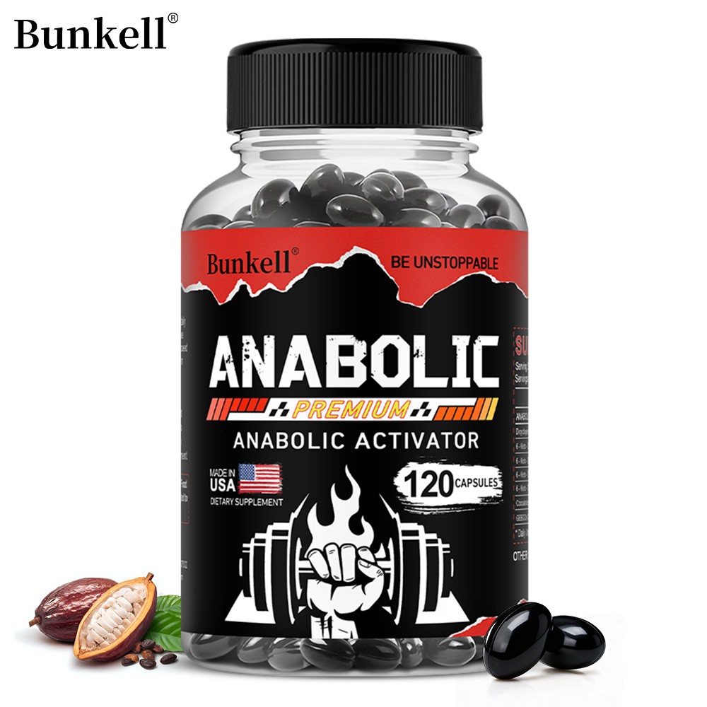 Men Muscle Growth Supplement Improve Athletic Performance 120 Pills Gluten Free