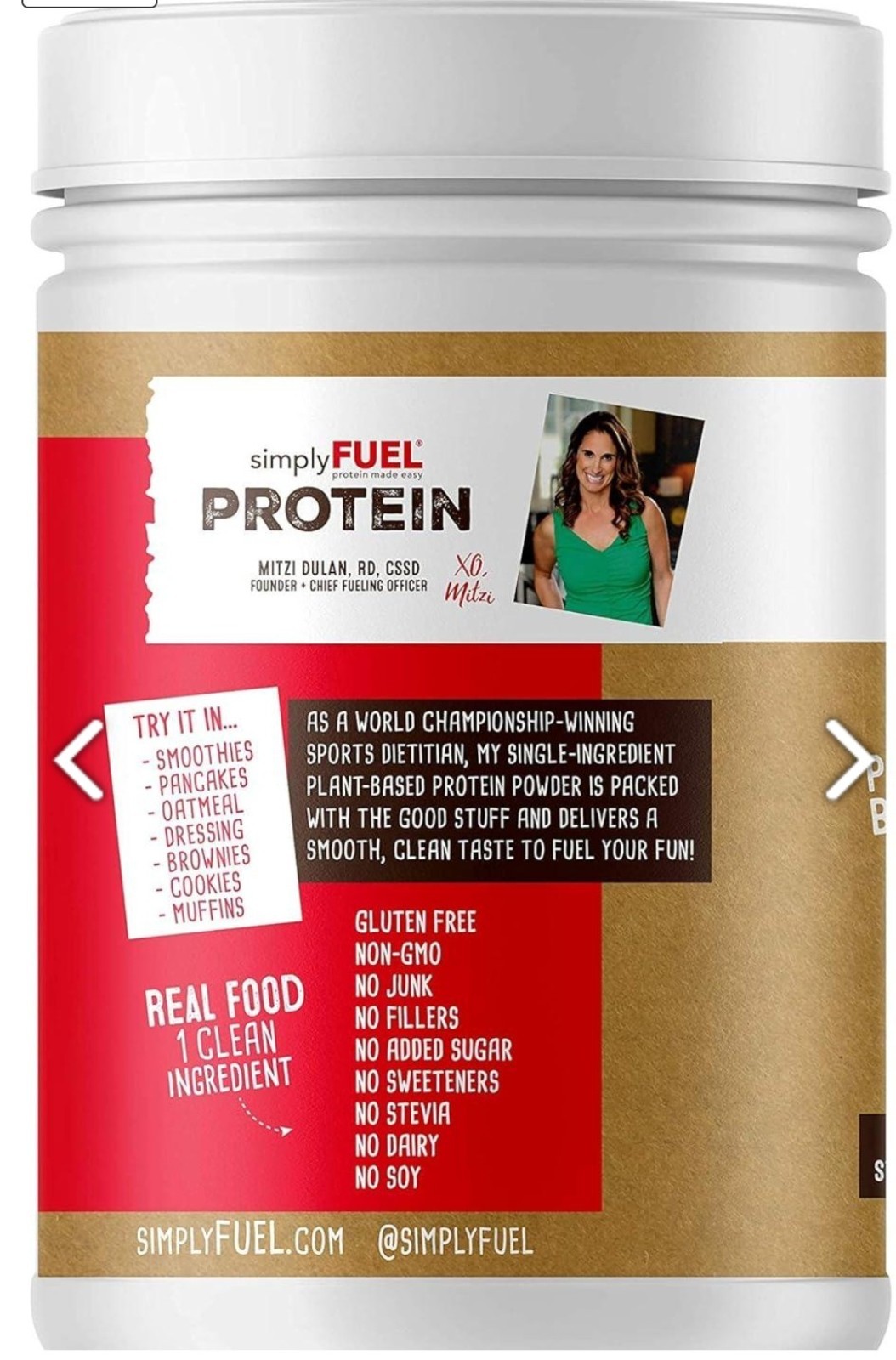 Plant Based Chickpea Protein Powder 20g Protein Unflavored 1.25 lb High Fiber…