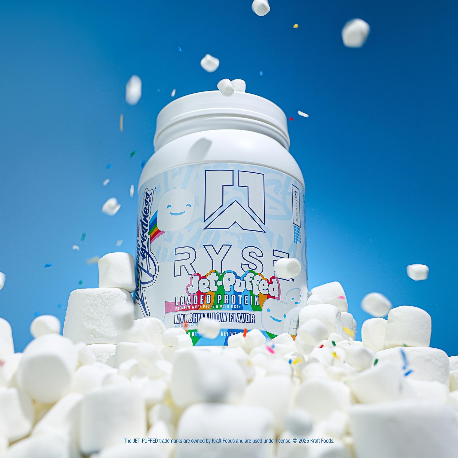 RYSE Loaded Protein Powder – Jet-Puffed Marshmallow – 25g Whey Protein Isolat…