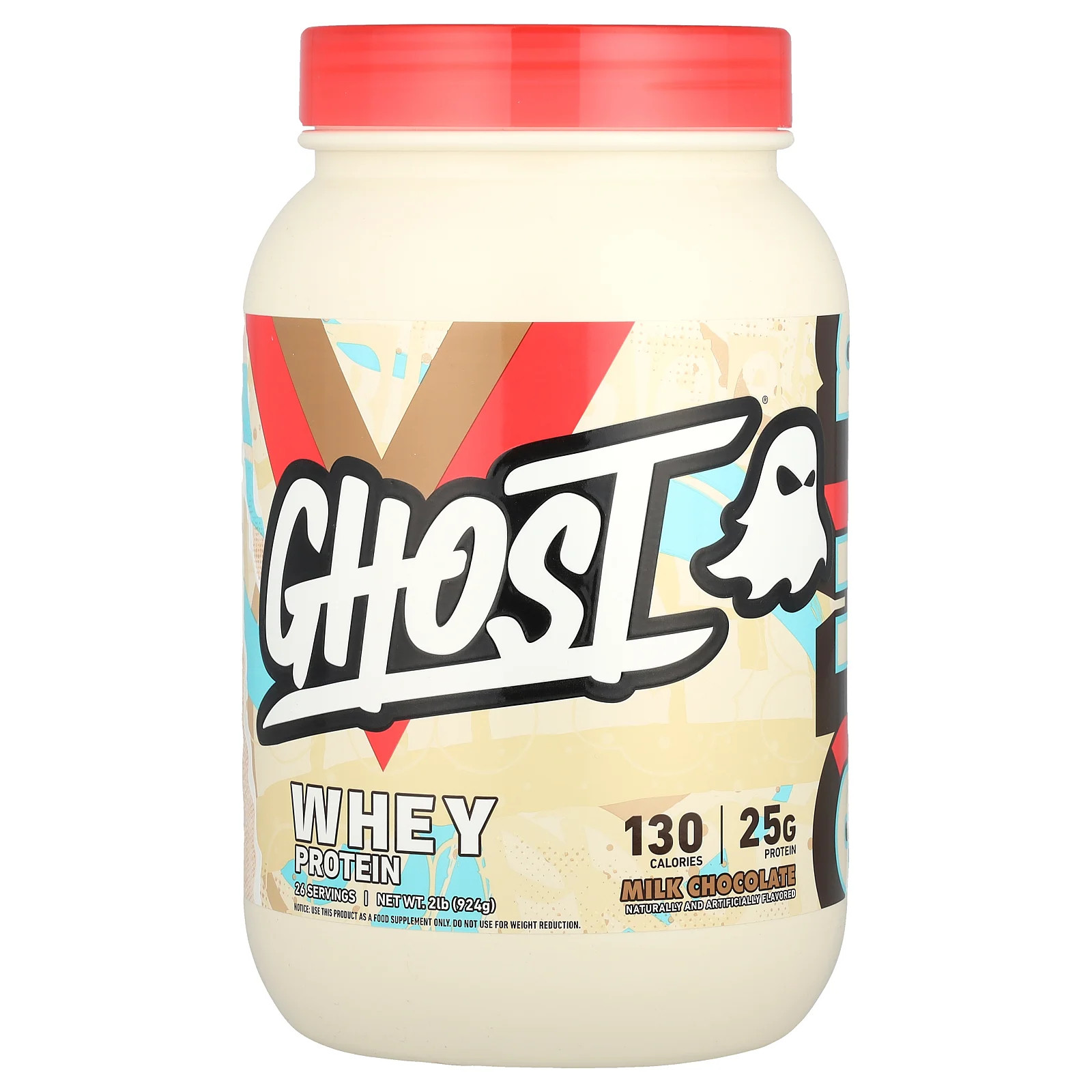 Whey Protein, Milk Chocolate, 2 lb (924 g)