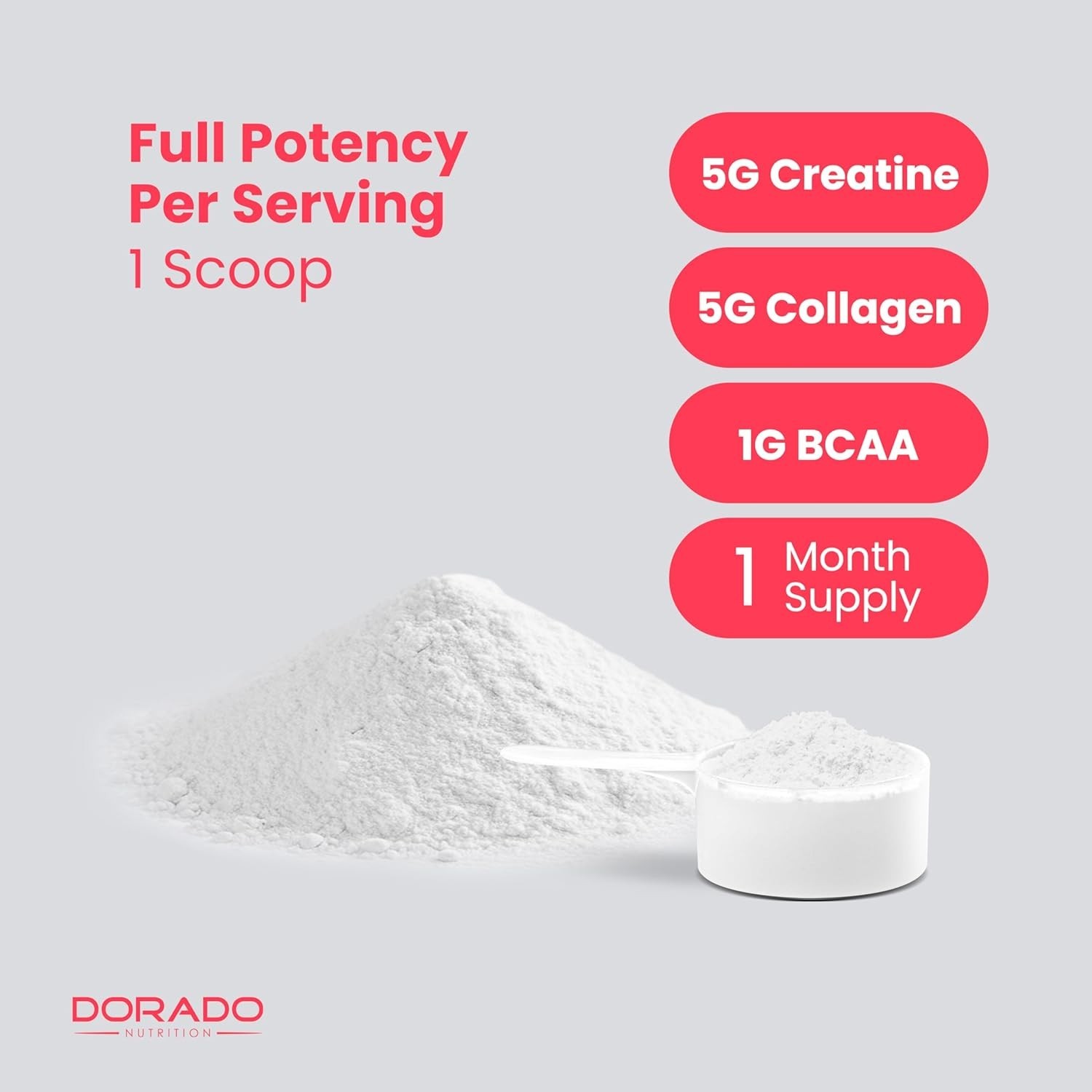 Creatine for Women | Creatine Monohydrate Powder 5G + 5000mg Collagen + 1000mg B