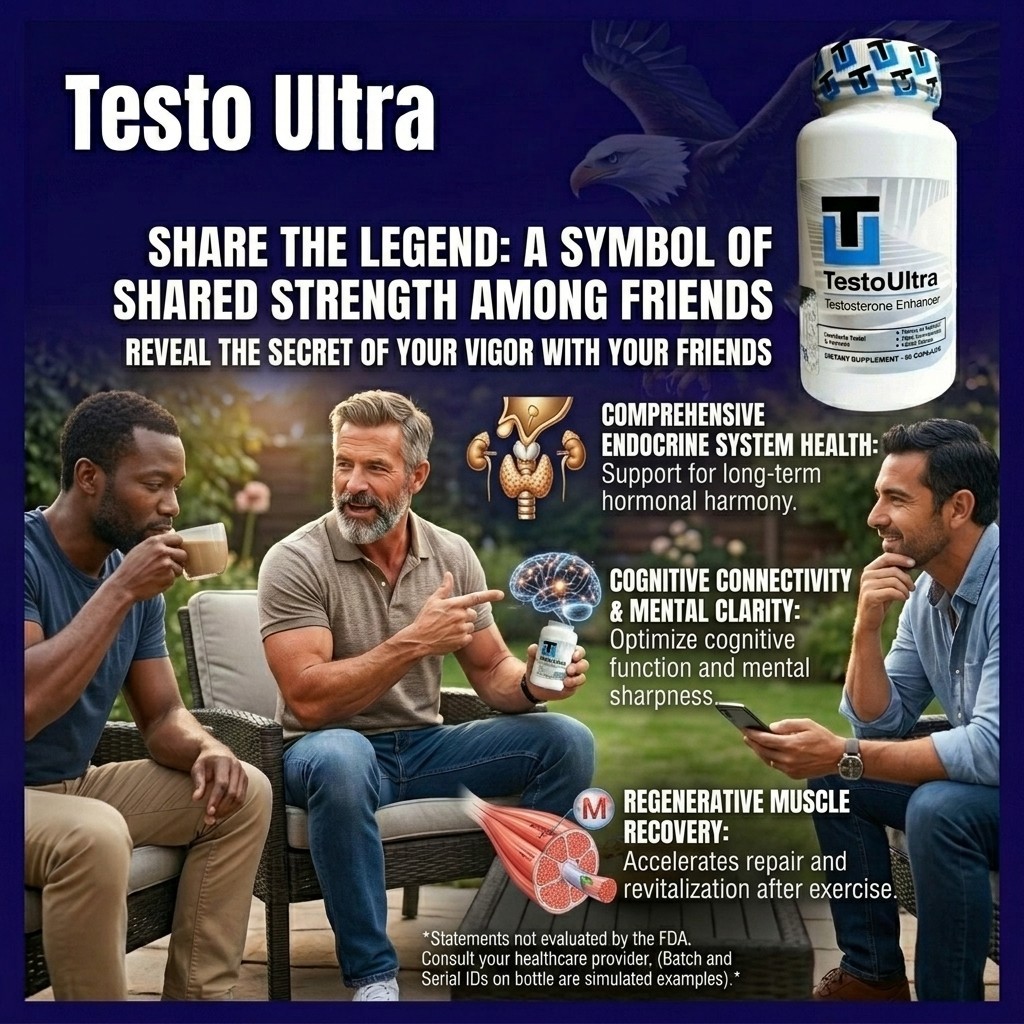 TESTOULTRA TESTOSTERONE BOOSTER Libido Stamina Energy Power /60 CAPS