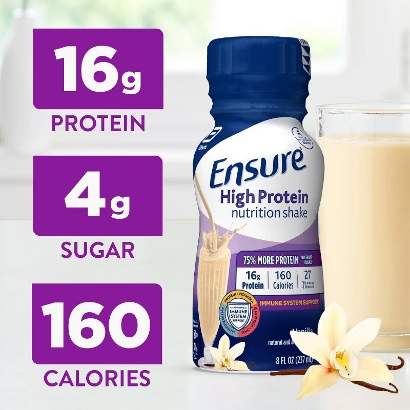 High Protein Shake Vanilla Non-Caffeinated – 6ct/48 fl oz: Kosher, Halal,