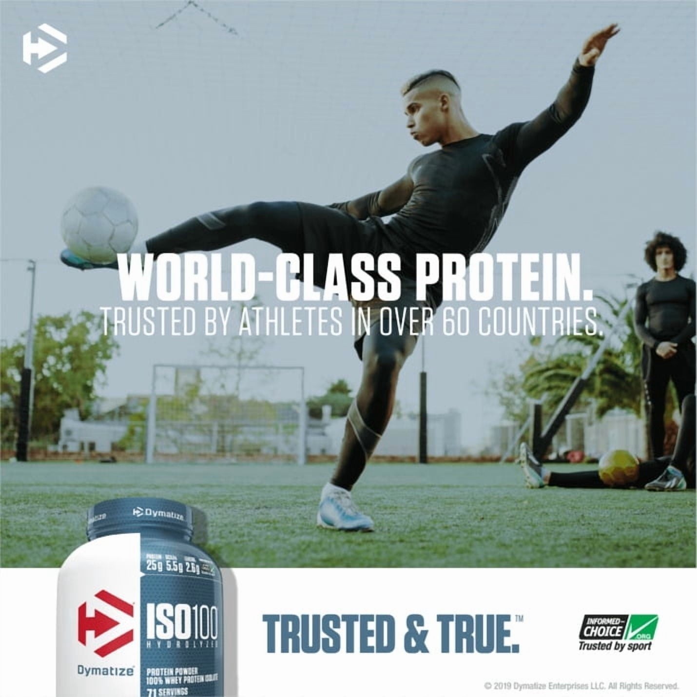Dymatize ISO100 Hydrolyzed Whey Isolate Protein Powder, Gourmet Vanilla, 20 Serv