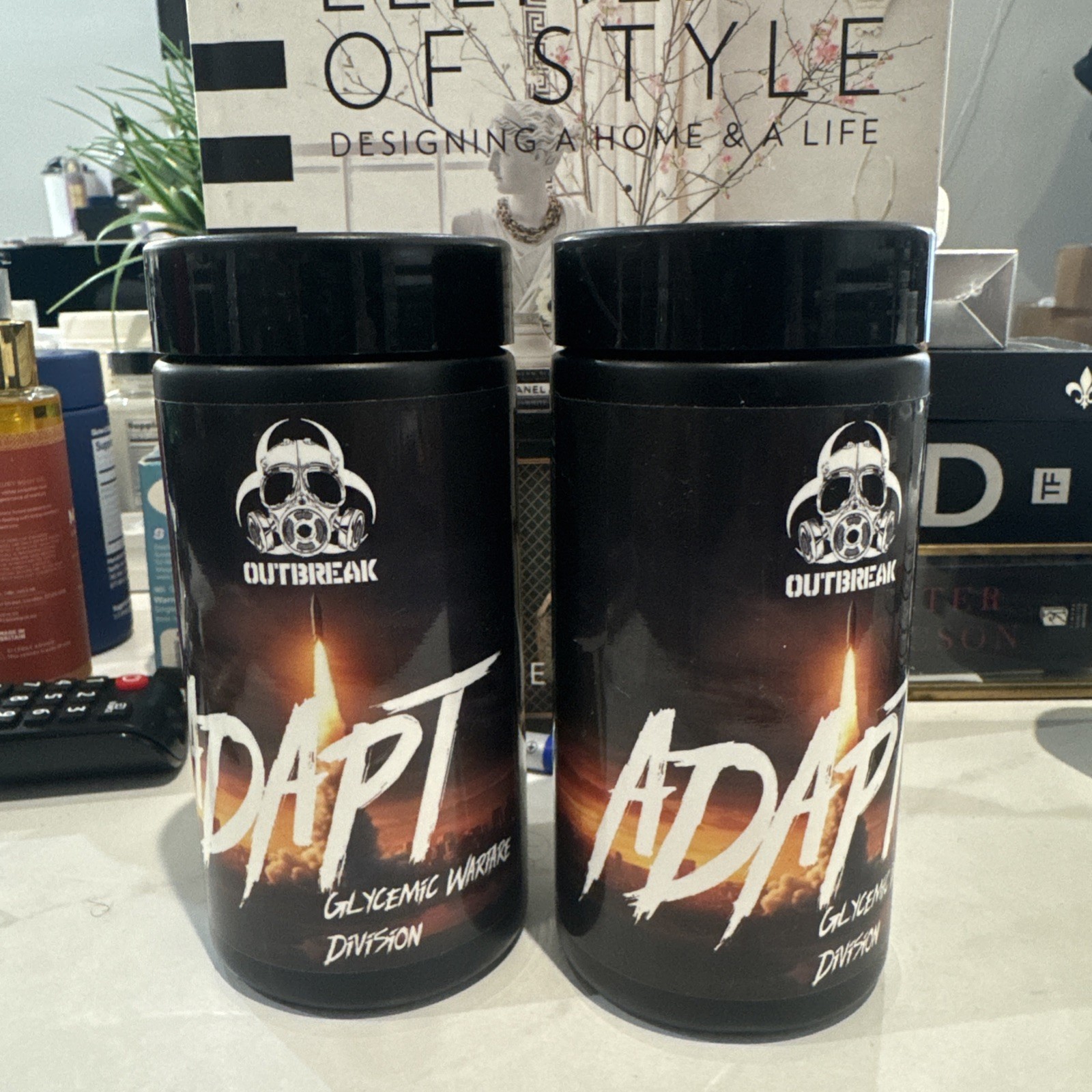 OUTBREAK ADAPT GLYCEMIC WARFARE DIVISION, 30 SERVINGS, NEW FAS SHIPP 2Pack