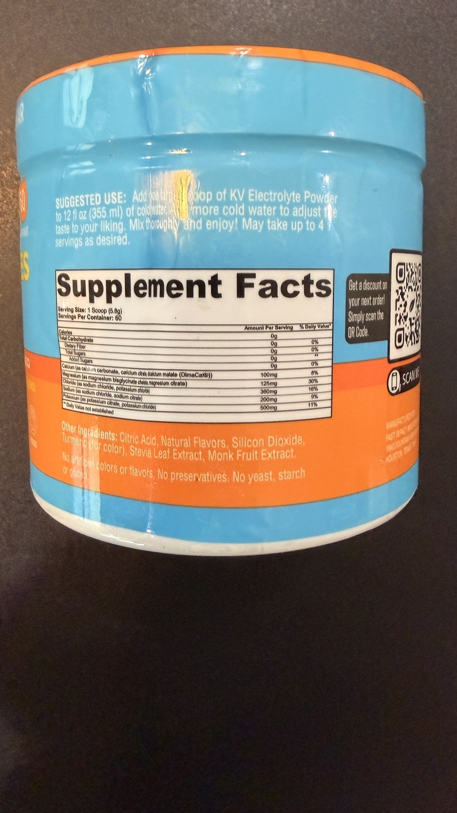 Keto Vitals Electrolyte Powder Mango Energy Drink