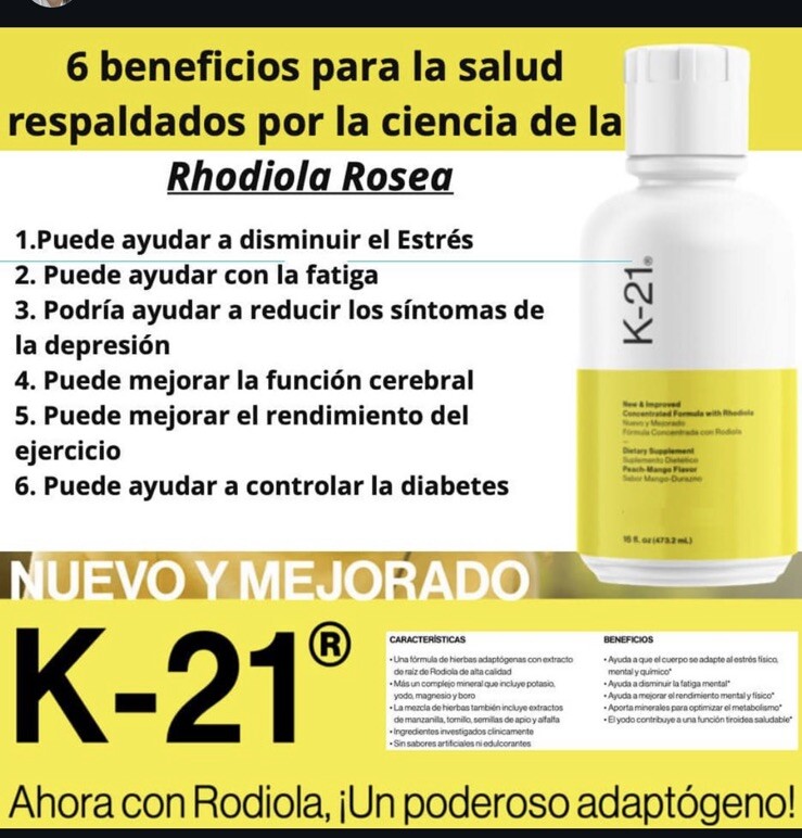 Immunotec K- 21 + X3 Bottles 16 fl.oz Bundle Pack Brand New Sugar Free