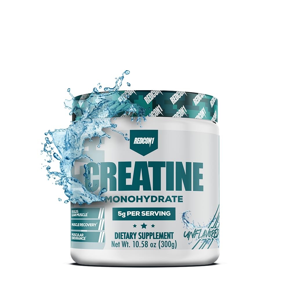 REDCON1 Creatine Monohydrate – Keto Friendly + Vegan 10.58 Ounce (Pack of 1)