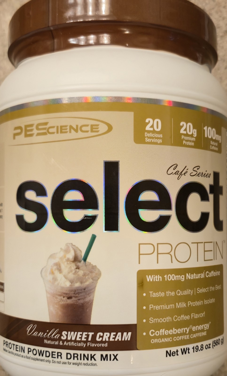 PESCIENCE SELECT PROTEIN Café Series 1.4 lb (20 Serv) Van Sweet Cr BEST BY 09/26