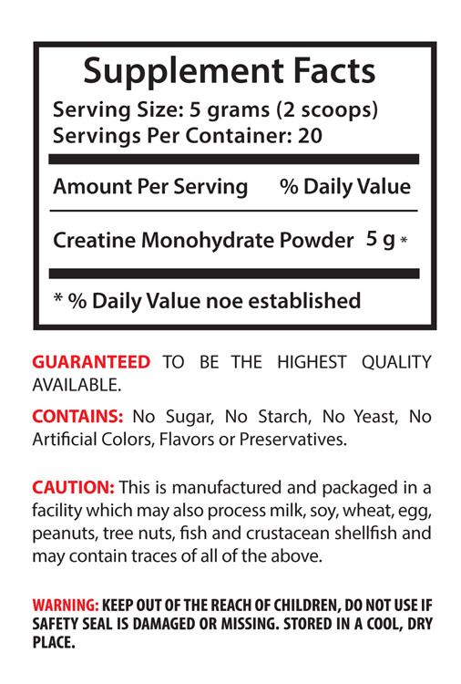 energy metabolism booster – Creatine Powder 100g – healthy weight gain 2 Bottles