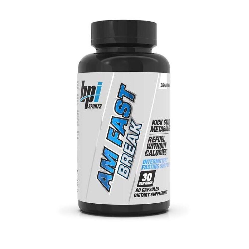 Lot of 12 BPI Sports AM Fast Break Great for Intermittent Fasting & Keto 90 Caps