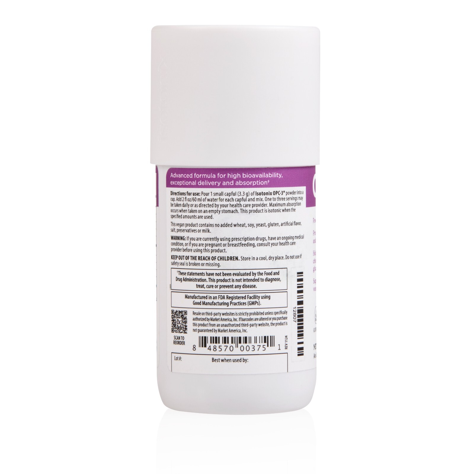 Isotonix OPC-3 – Antioxidant Supplement – Pycnogenol, Grape Seed Extract – 30srv