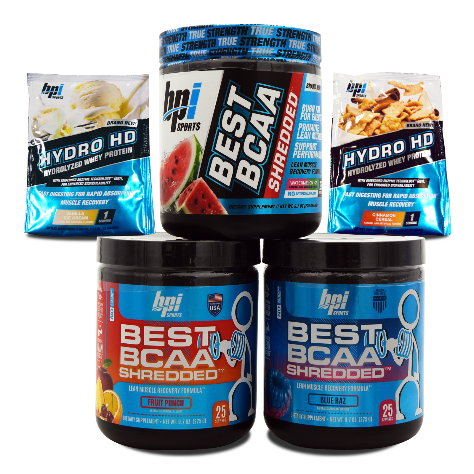 BPI Sports Best BCAA SHRED CHOOSE FLAVOR 25srv -Muscle Recovery + 2 FREE SAMPLES