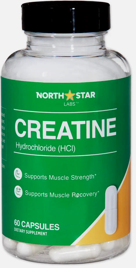2 NORTH STAR Creatine HCL Hydrochloride Capsules, 750 Mg-HI ABSORPTION-120 Caps