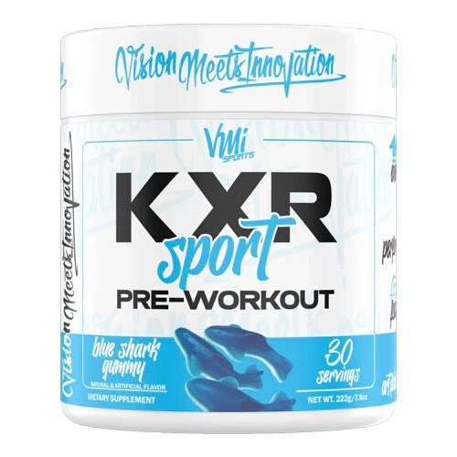 VMI Sports KXR Sport Pre Workout 30 Servings Blue Shark Gummy