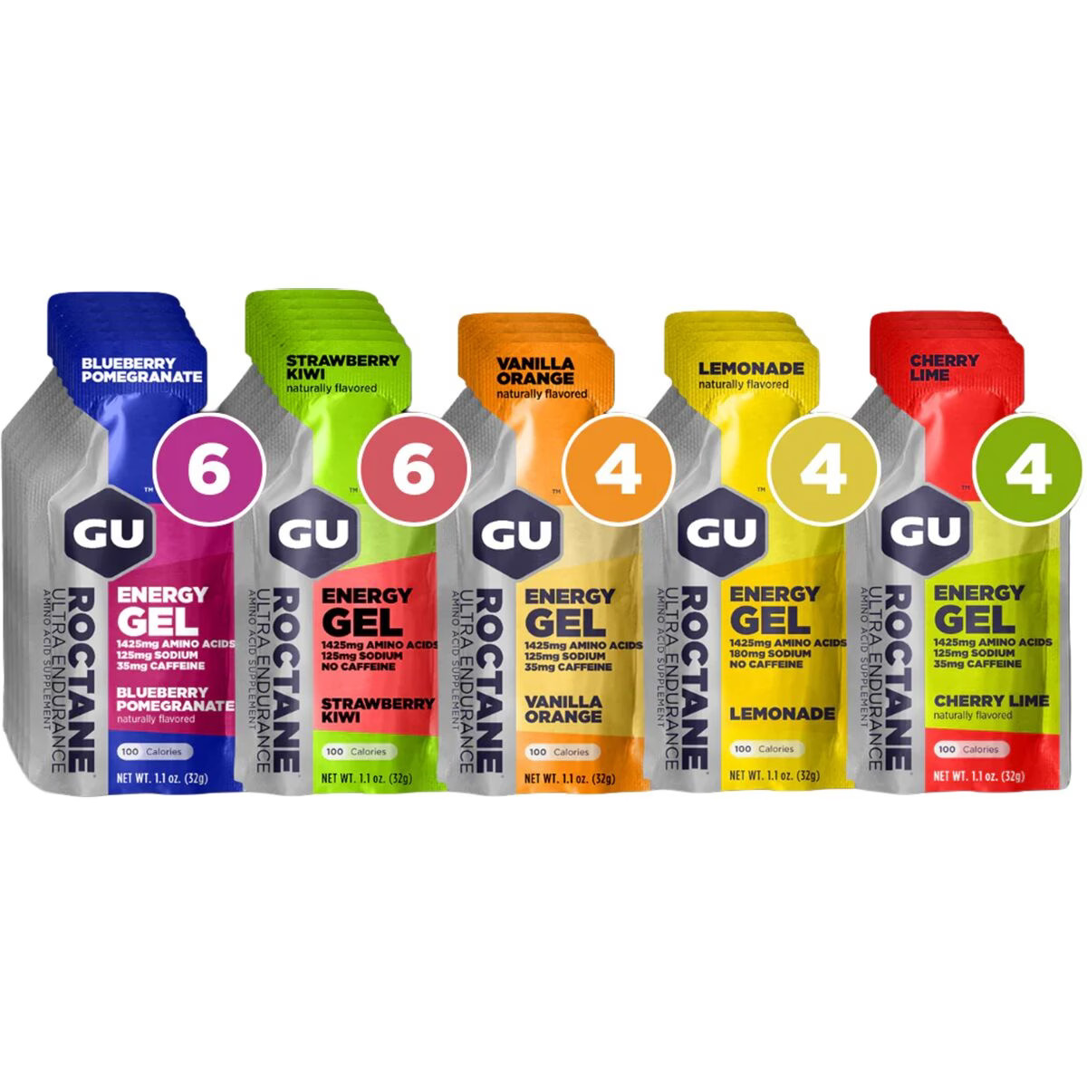 GU Roctane Gel Mixed Box Variety, 24ct. Box