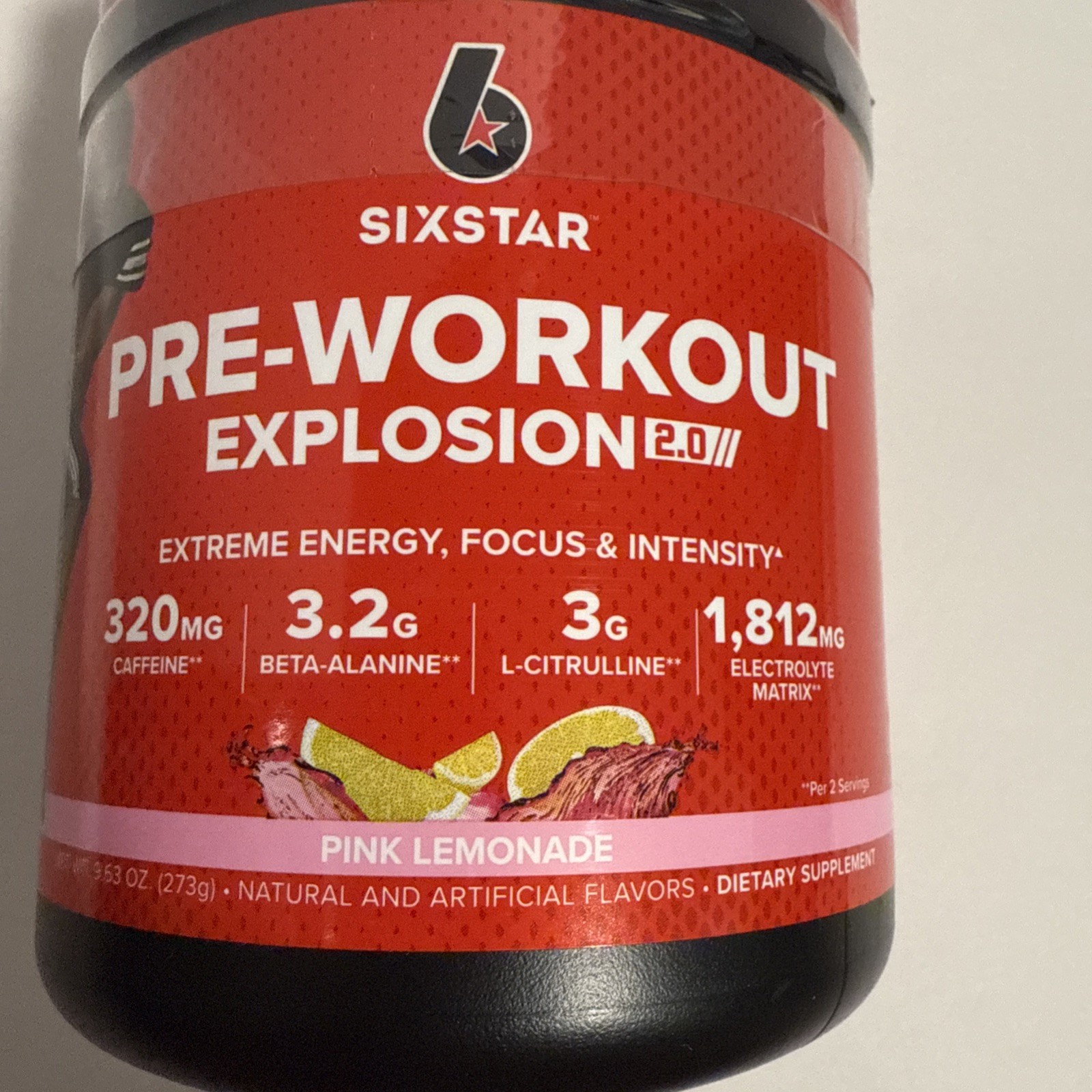 Pre-Workout Explosion 2.0, Pink Lemonade , 9.63 oz (273 g)