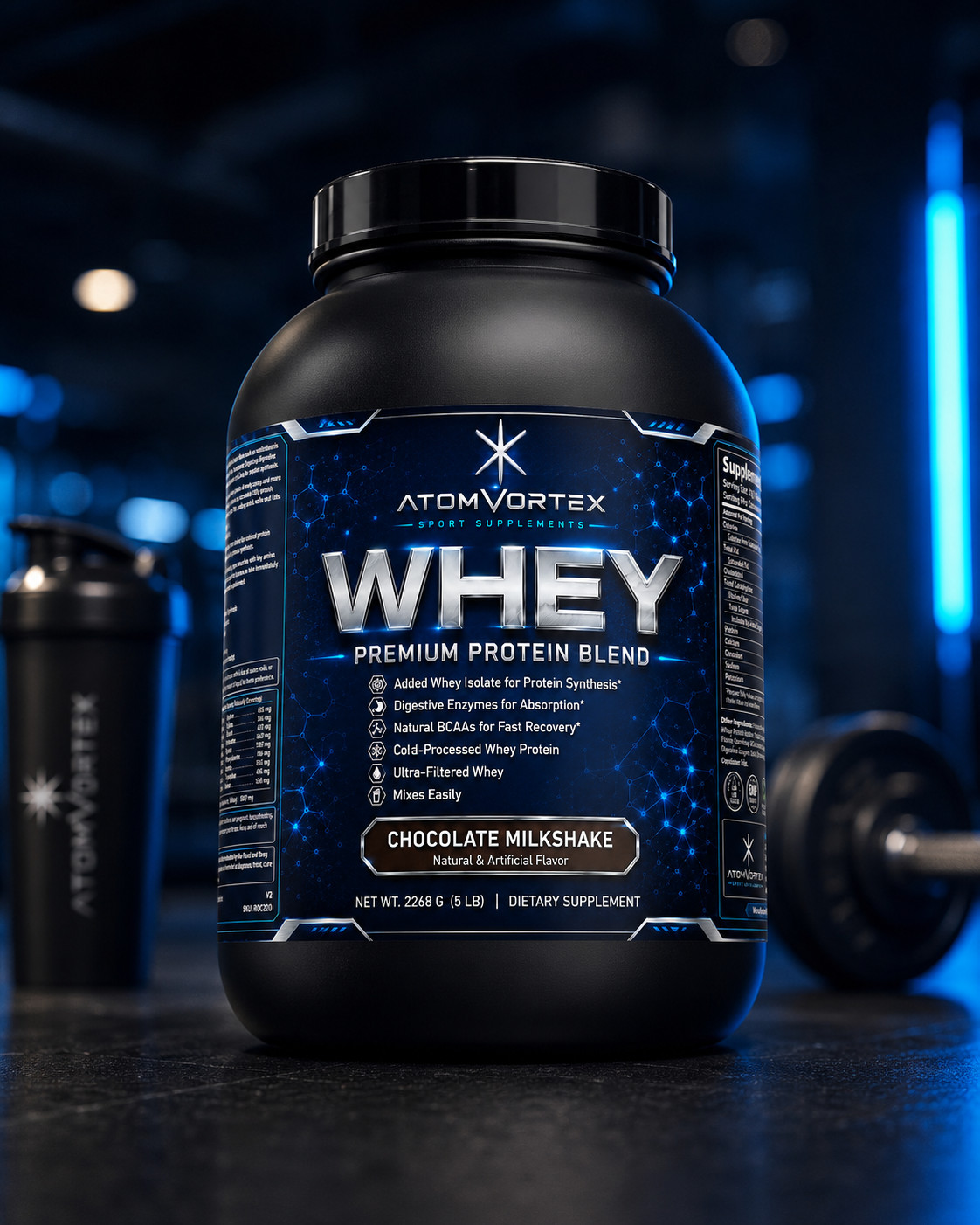 Atom Vortex Advance 5lb Whey Chocolate Milkshake