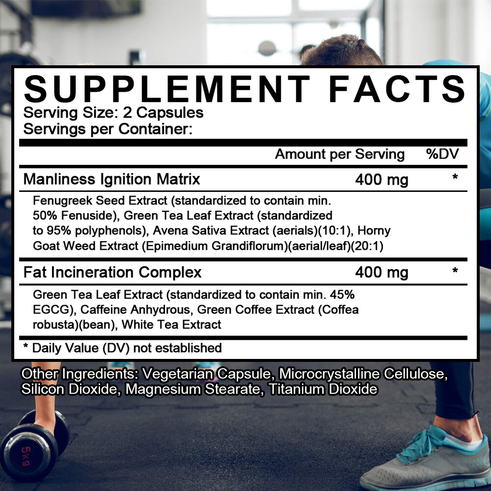 Total Testosteron Booster & Fat Burner Improve Muscle Strength Growth Libido