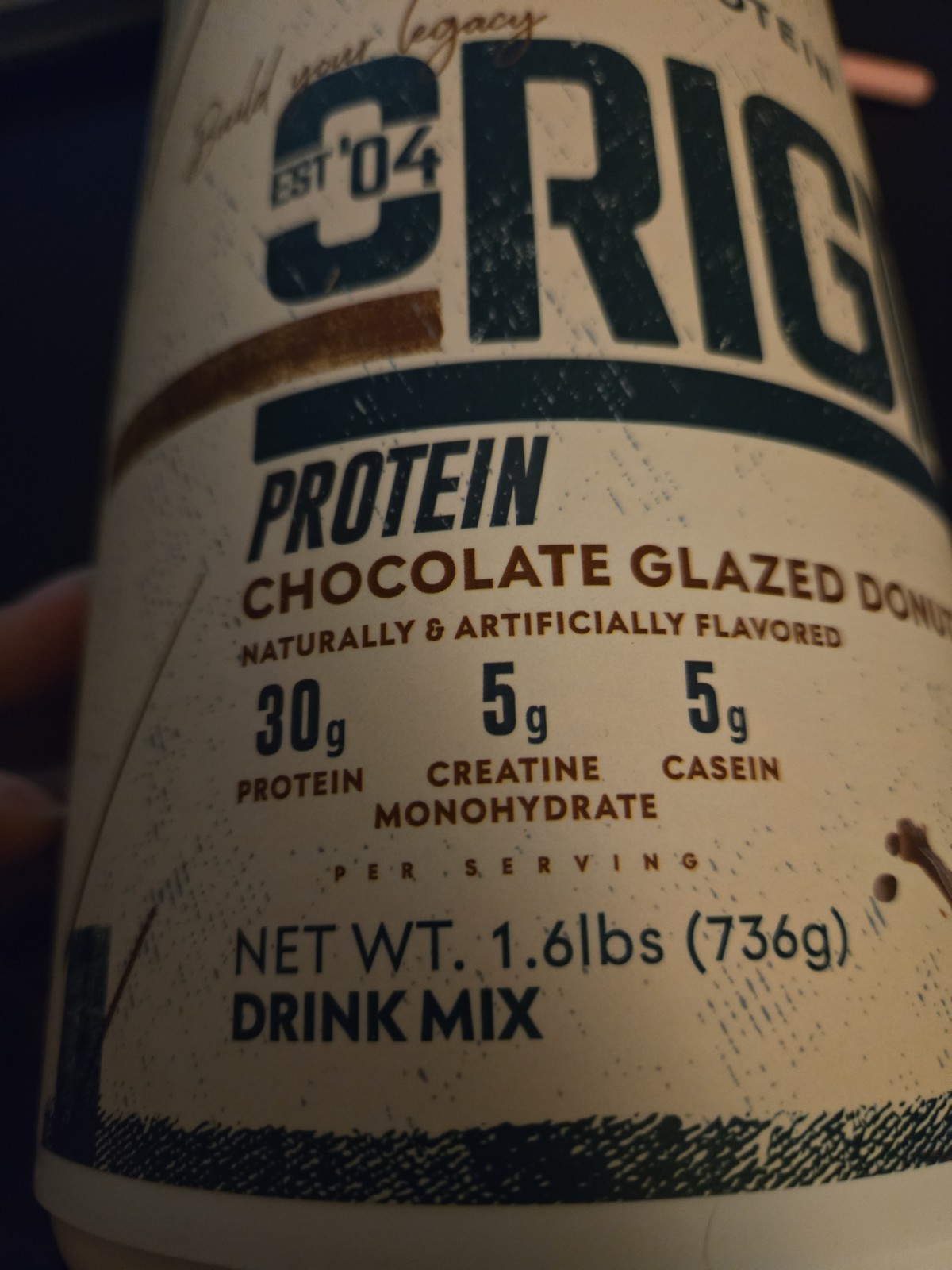MyProtein Origin Protein 1.5 LBs butter pecan ice cream Exp 10/27