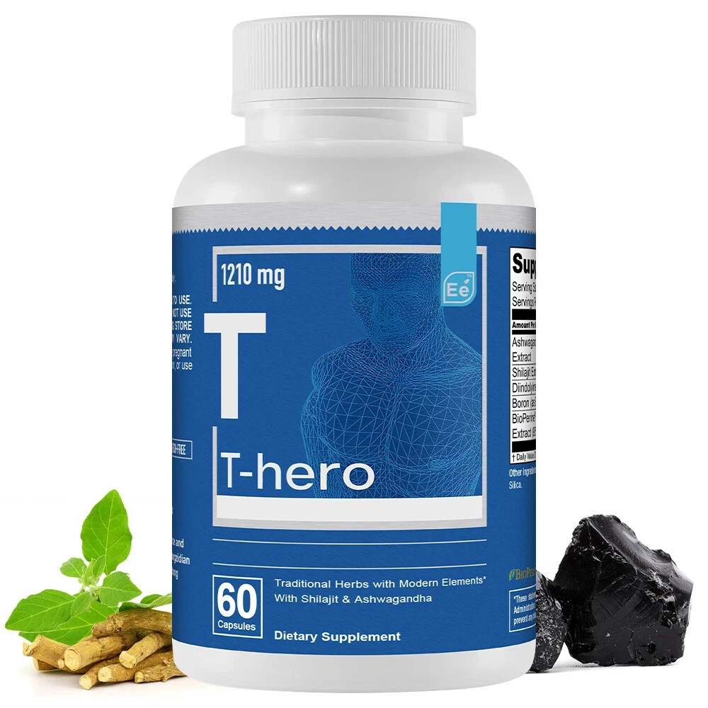 Basic elements T-Hero 1210 Mg for nutritional deficiencies Boost energy, 3 Pack.