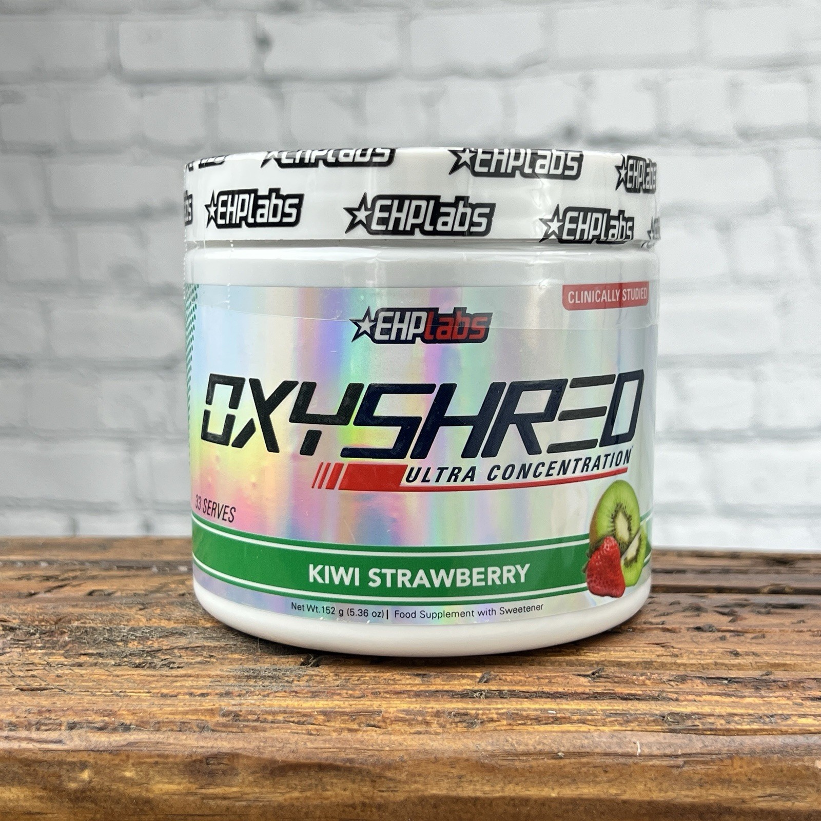EHP Labs OxyShred Pre Workout Powder Kiwi Strawberry Energy Boost 5.36oz