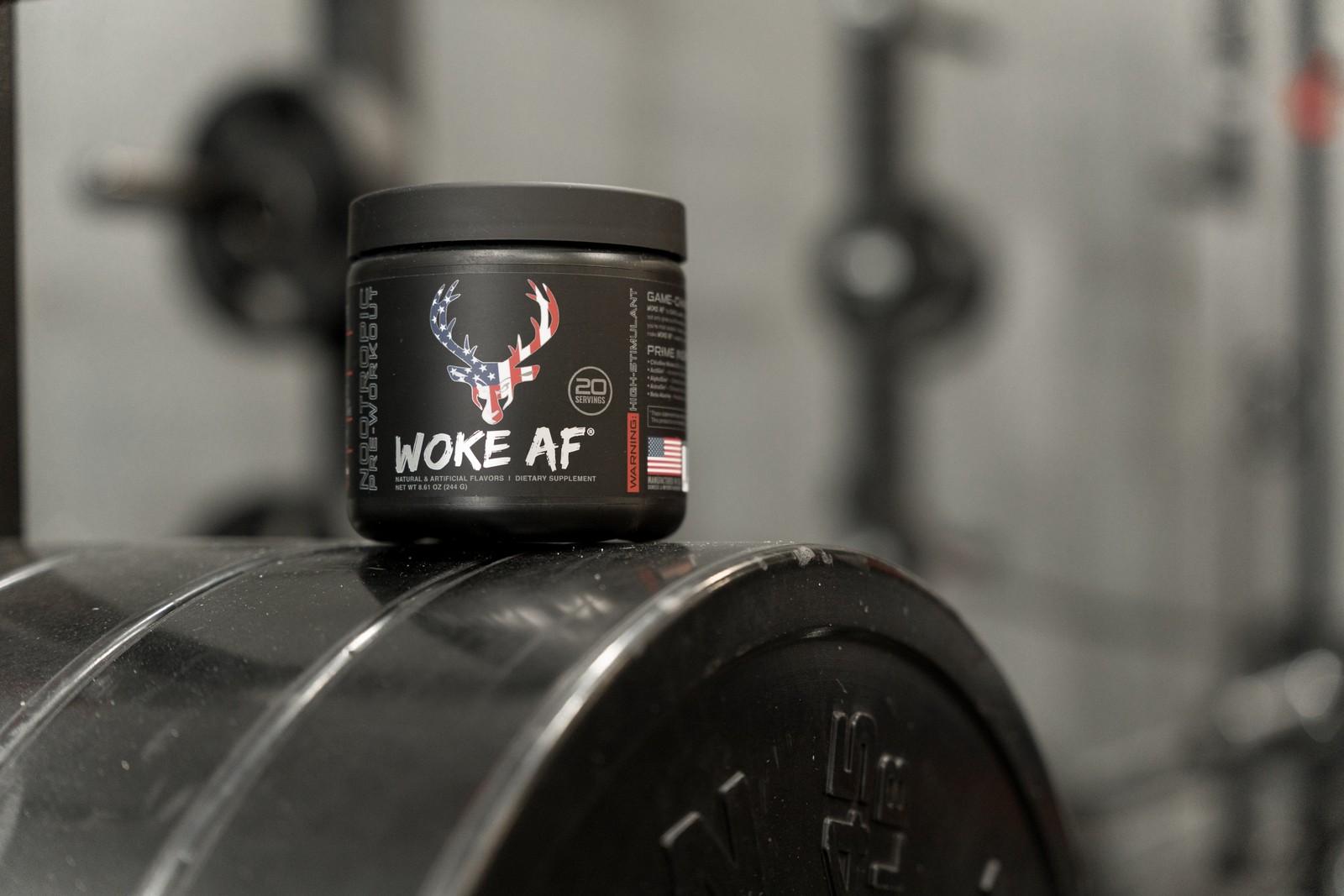 Woke Af Pre-Workout Powder, Increase Energy, Rocket Pop, 333Mg Caffeine, 20 Serv