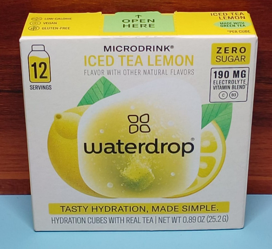 WATERDROP ICED TEA LEMON MICRODRINK ~ Best By 8/25