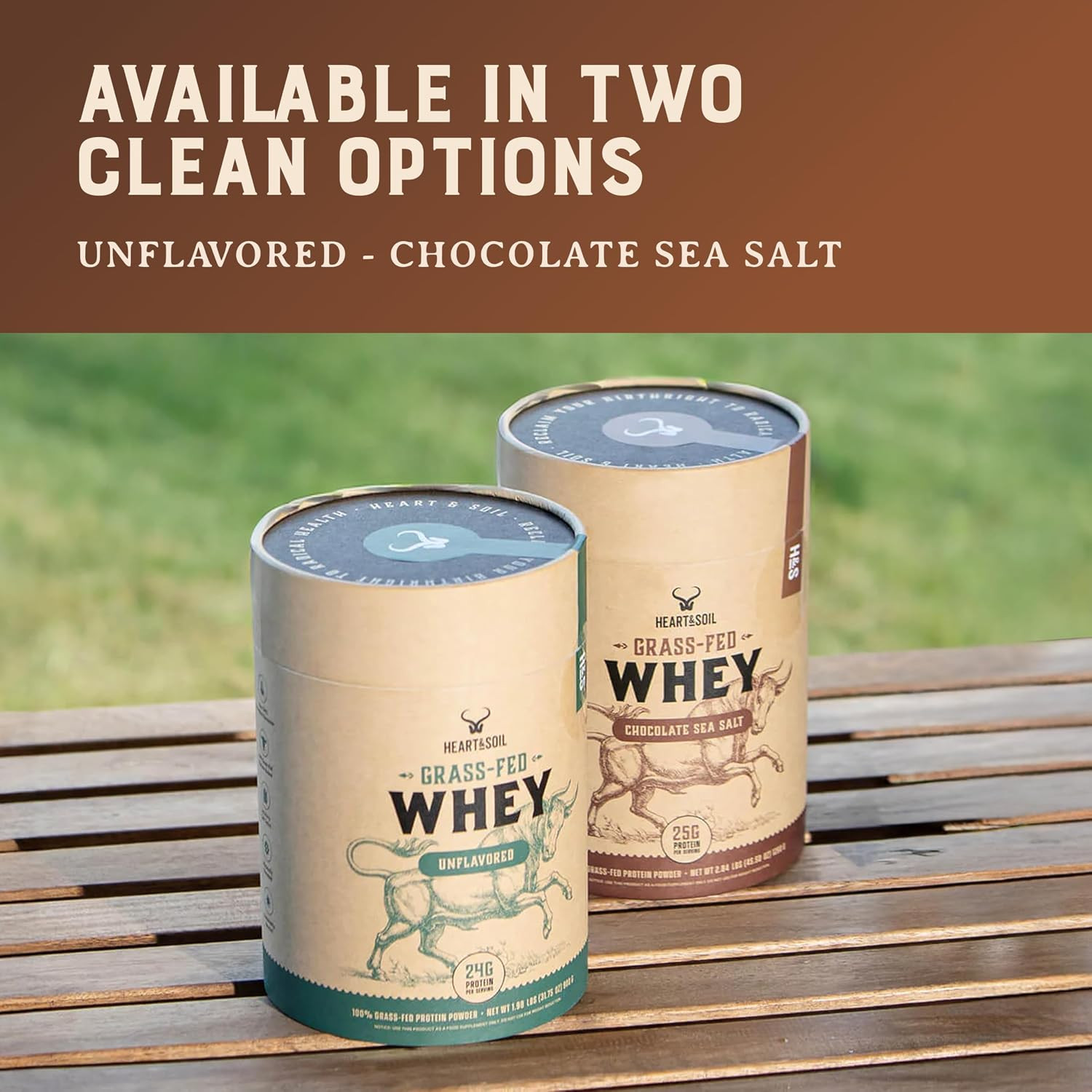 100% Grass Fed Whey Chocolate Protein Powder – Only Four Ingrediants, Absolutely