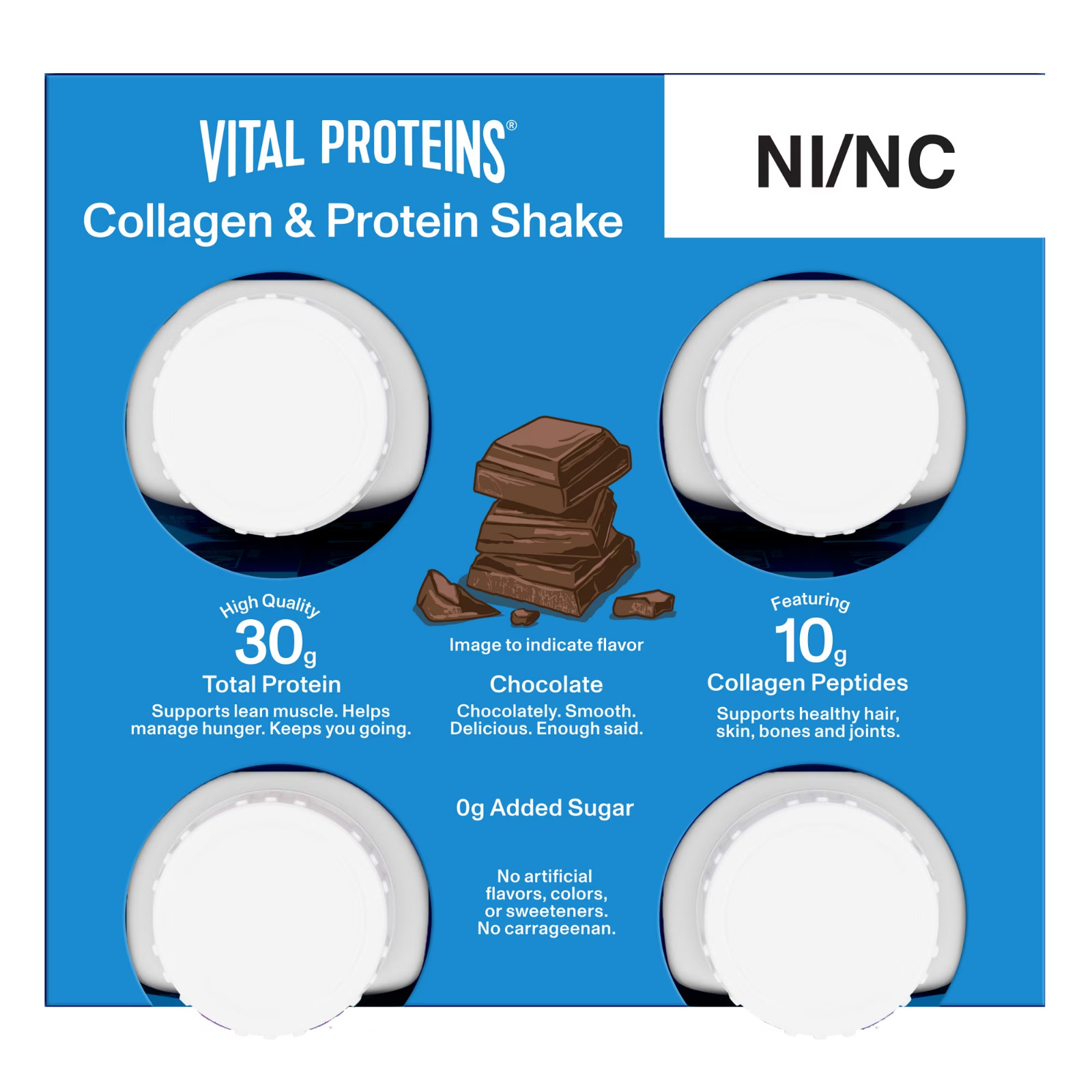 Vital Proteins chocolate collagen Protein shake 30g protein 10g collagen Peptide