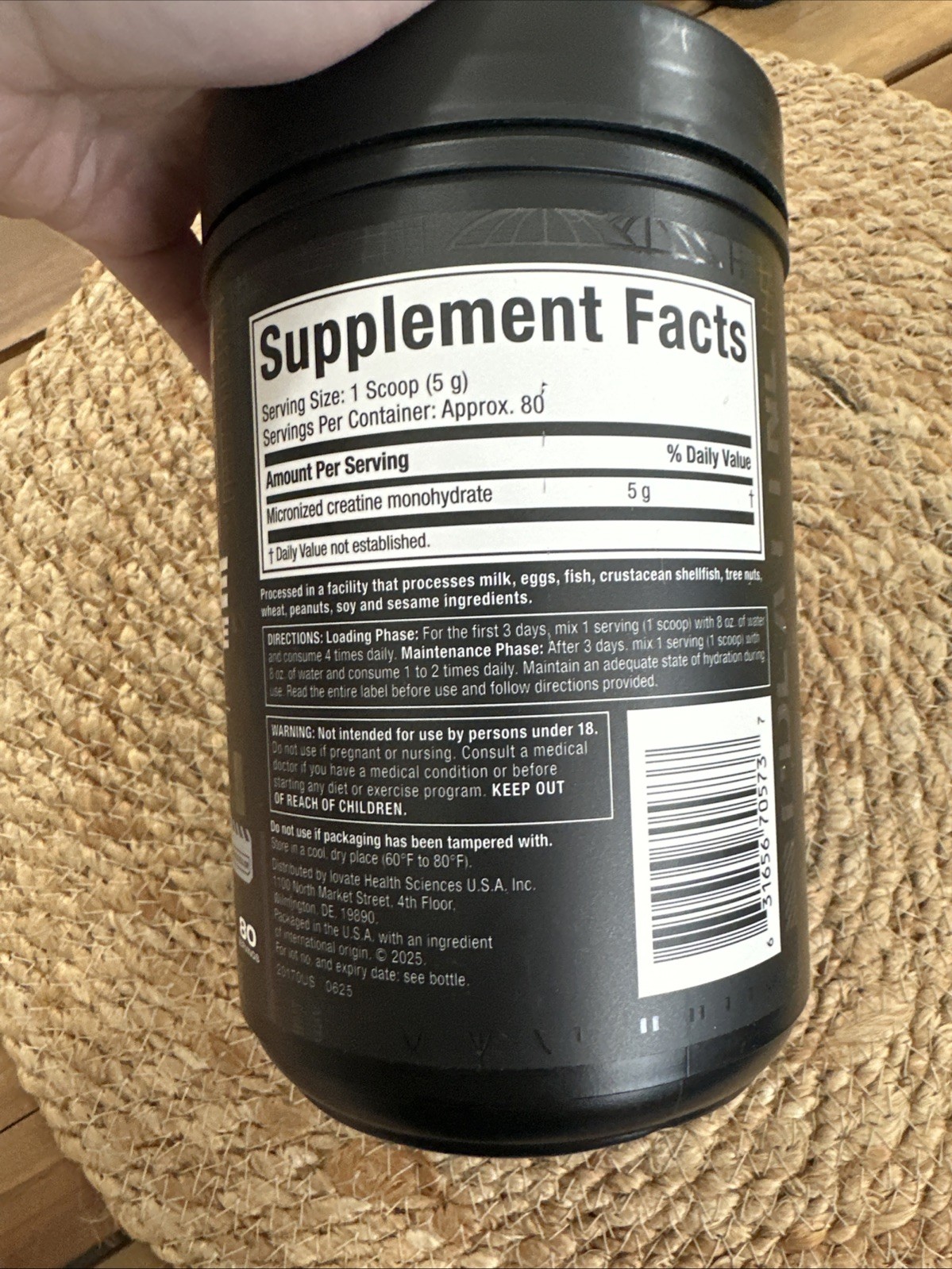 MuscleTech Platinum 100% Creatine Powder – 14.11 oz (MSC-70573)