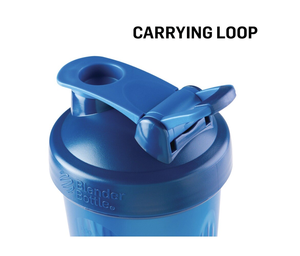 Blender Bottle Classic 20 oz. Shaker Mixer Cup with Loop Top