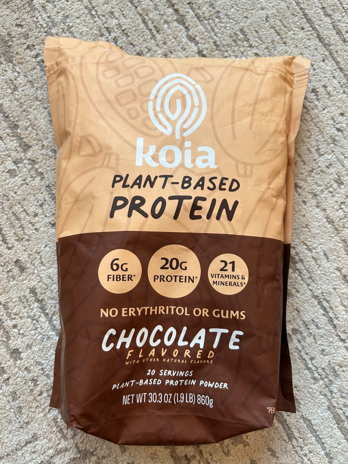Koia Chocolate Protein Powder Exp/2027