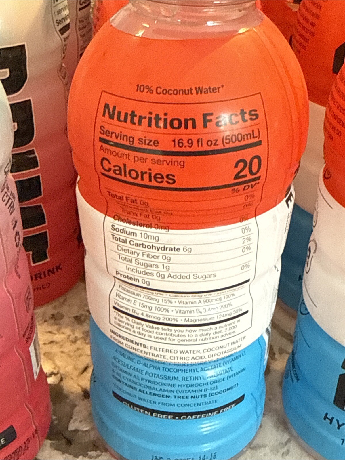 12 PRIME HYDRATION DRINK – 6 ” ICE POP 4 Cherry Freeze 2 Strawberry Watermel”