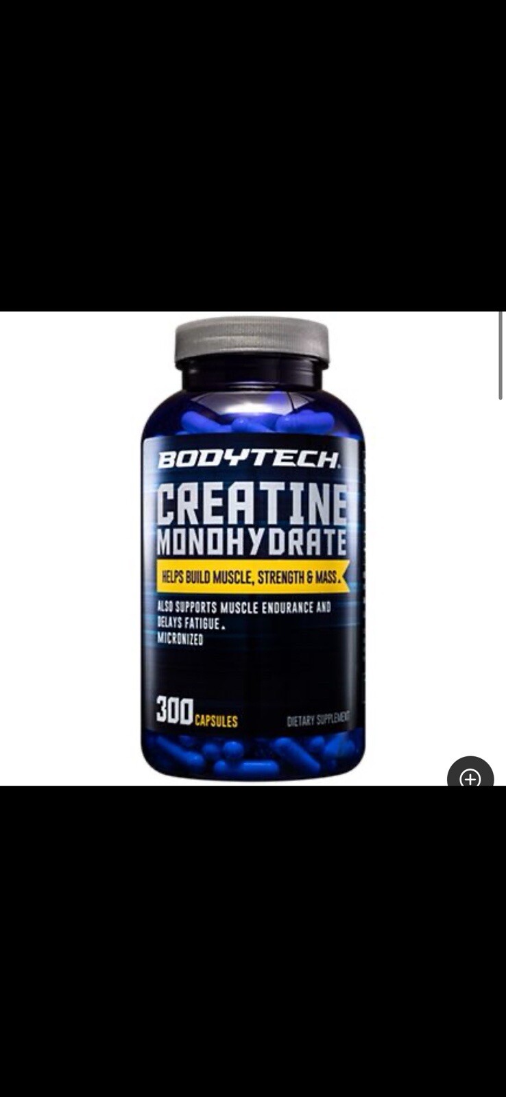 Bodytech Creatine Monohydrate 300 Capsules