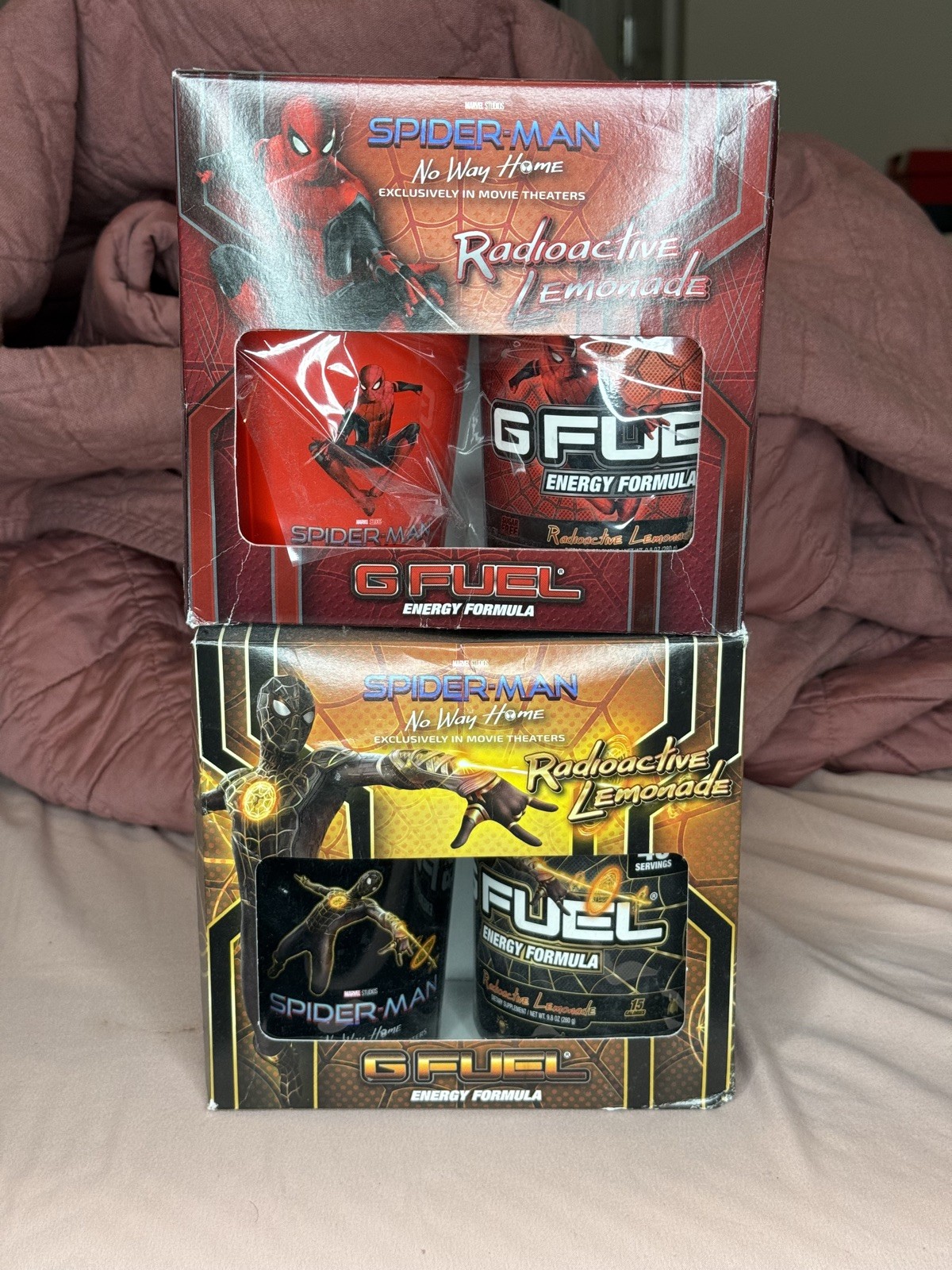 G Fuel Spider-Man “No Way Home” Collector Boxes (Not Consumable)