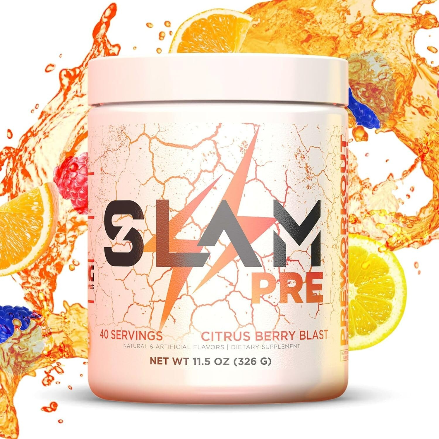 Slam Fuel Slam Pre Workout Powder Fully Dosed Increased Endurance/Energy