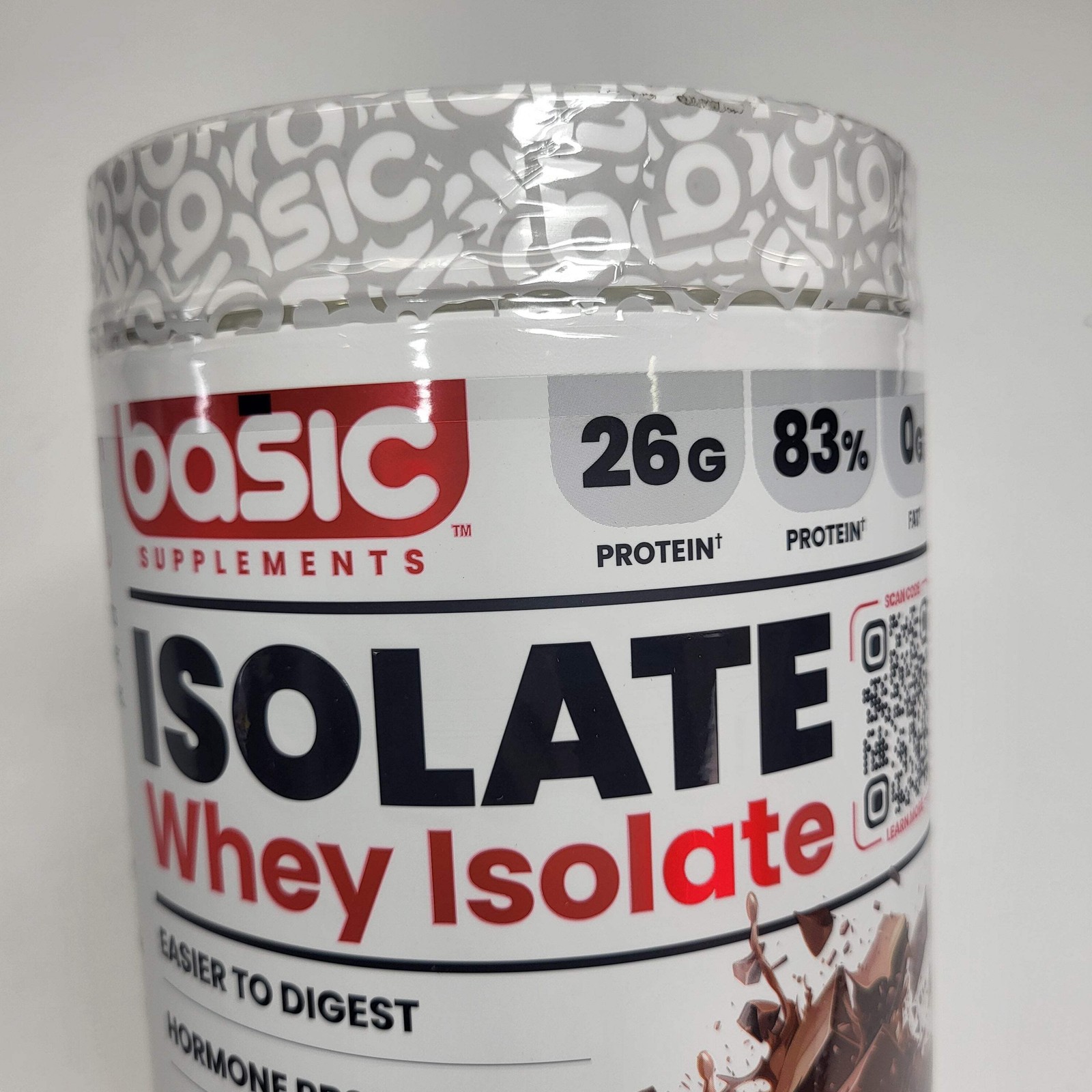 BASIC Basic Whey Isolate Zero-fat High-quality Protein Chocolate 2lbs Bb 12/27 2