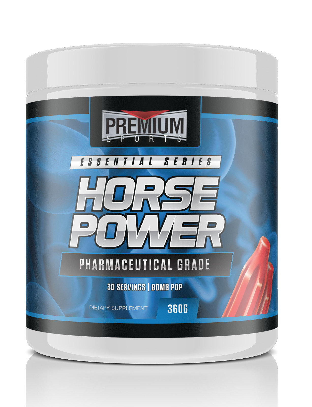 Horsepower Amino Acids 360g by Premium Sports BCAA / Laxogenin / HICA