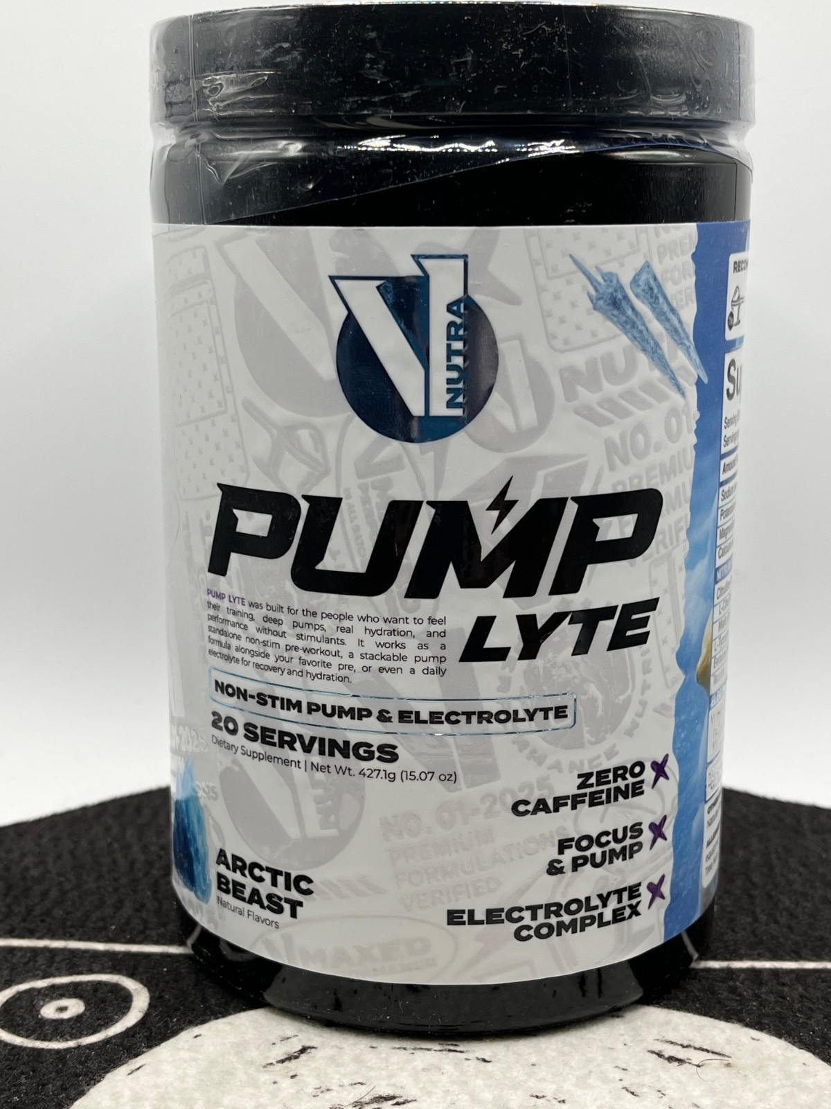 PUMP-LYTE (PUMP, HYDRATION & FOCUS) Stim Free Pre-Workout Zero Caffeine