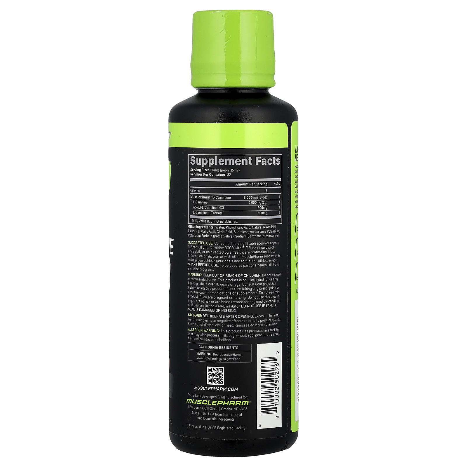 Select L-Carnitine 3000, Sour Cherry , 16 fl oz (480 ml)