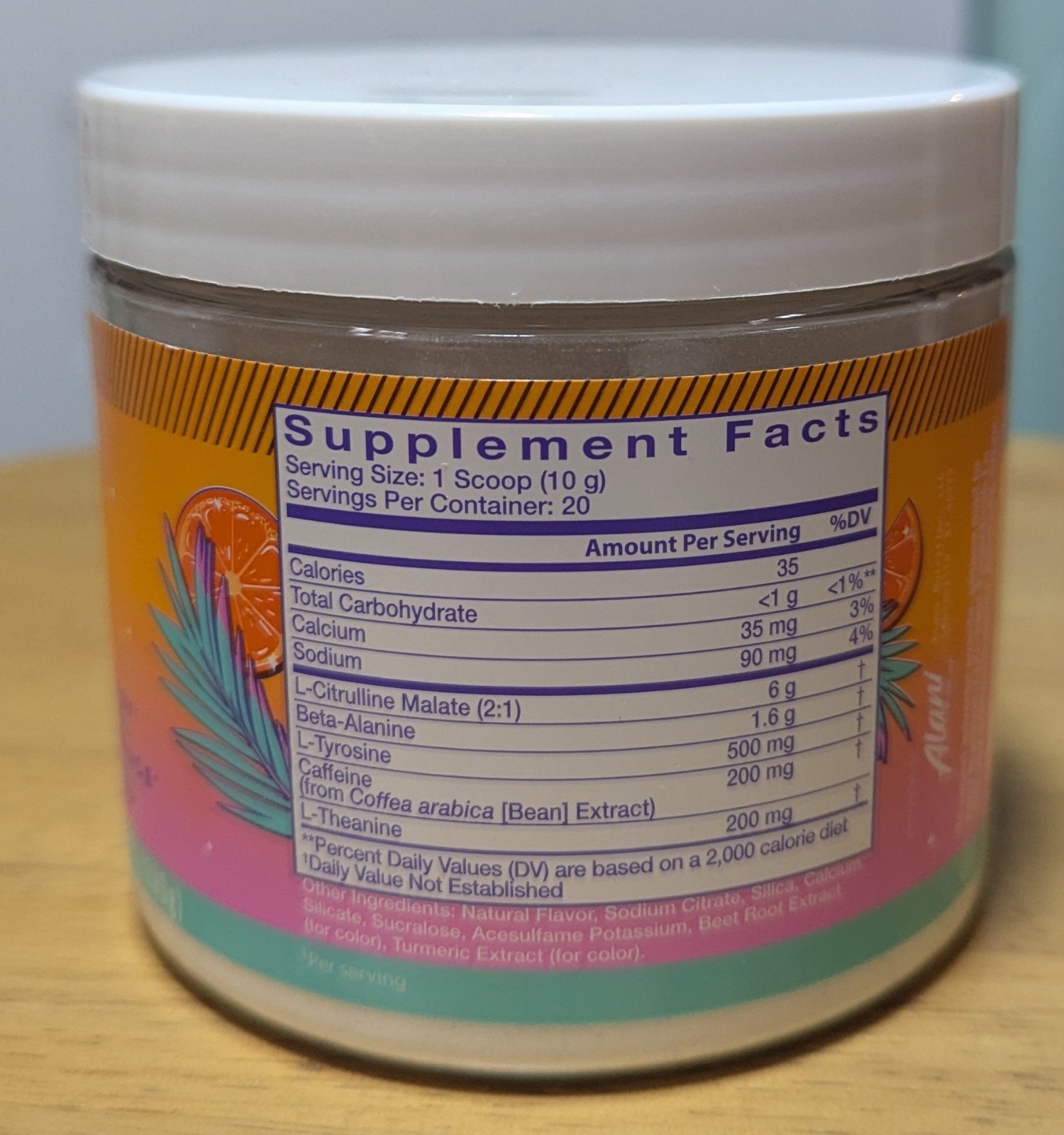 Alani Nu Pre-Workout Powder Orange Kiss Energy 20 Servings 200g Exp. 06/27 New