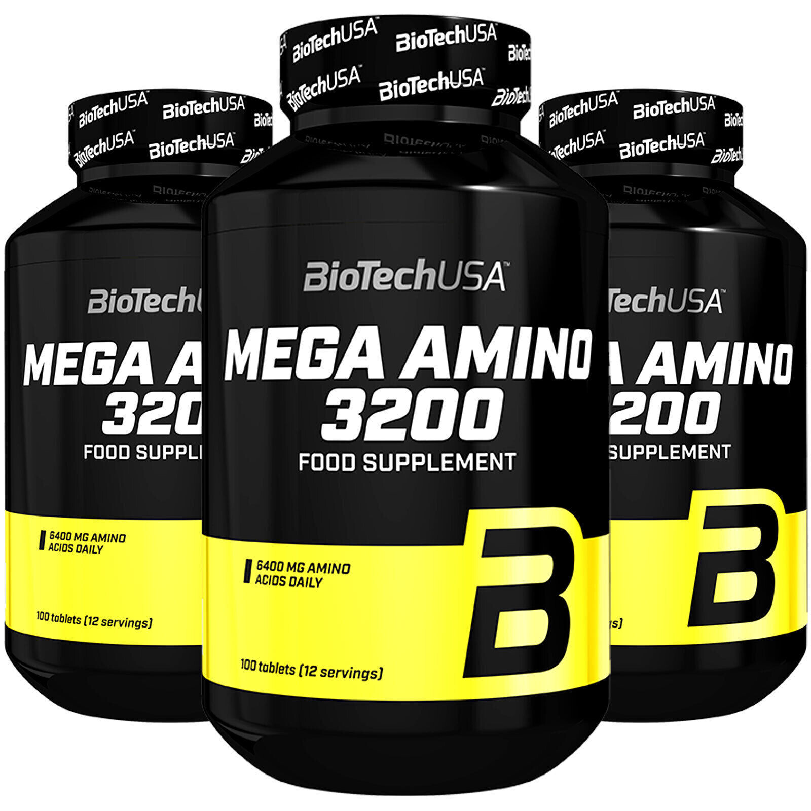 MEGA AMINO ACIDS 3200 – whey protein BCAA muscle building – amino acid tablets