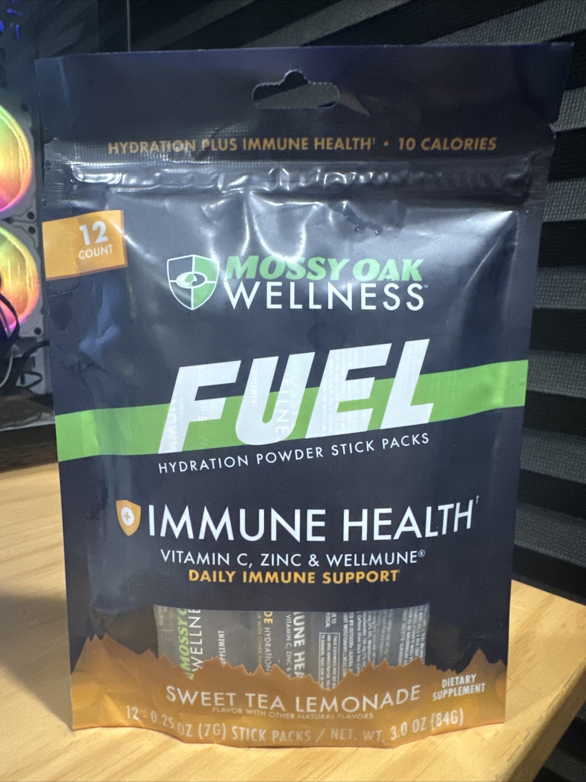 Mossy Oak Wellness Fuel Hydration Powder stick packs Immune Health