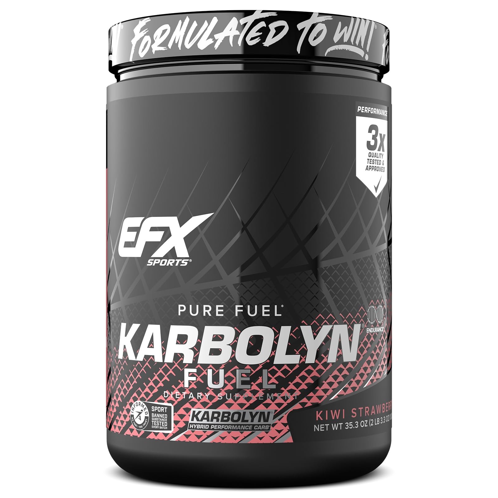 EFX Sports Karbolyn Fuel | FastAbsorbing Carbohydrate Powder | Carb Load, Sus…