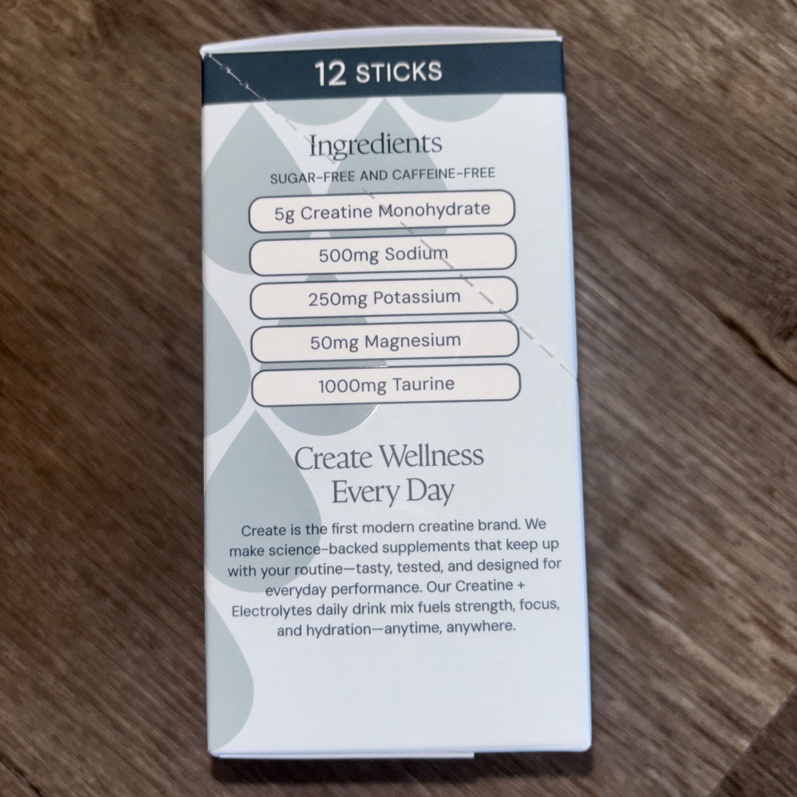 create creatine + electrolytes 12 sticks 3 flavors