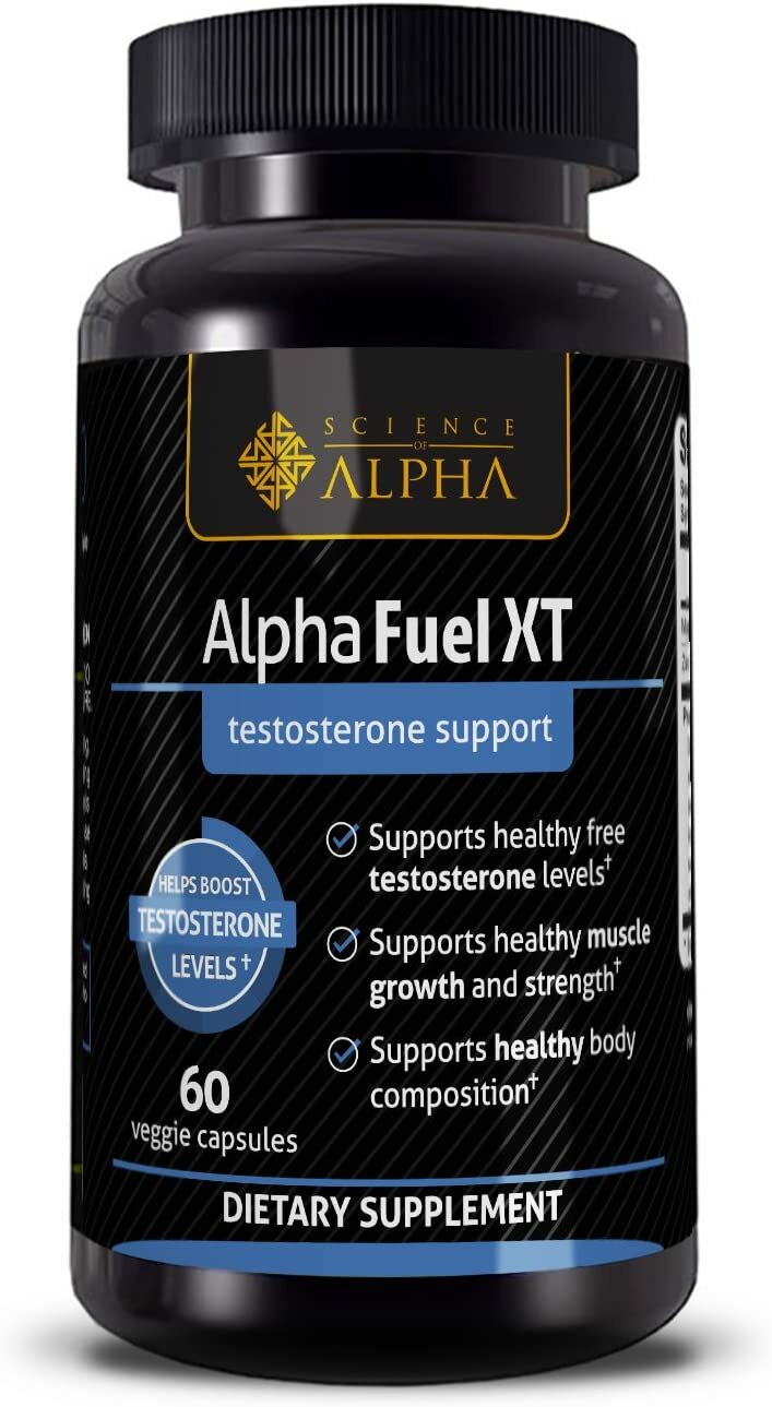 Testosterone Booster Alpha Fuel Naturally Increases Strength, Stamina and muscle