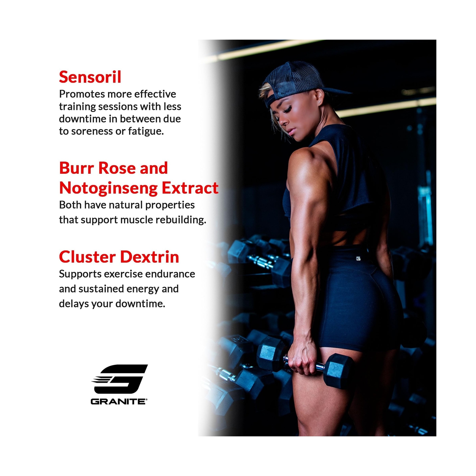 Granite Intra & Post Workout Amino Energy Powder with 10g BCAA, Electrolytes,…
