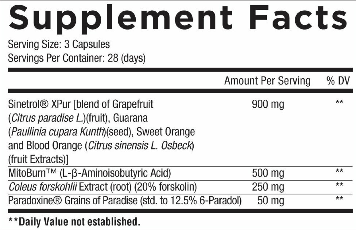 Core Nutritionals – Core SEAR – Non-Stimulant Thermogenic & Recomposition – ALL
